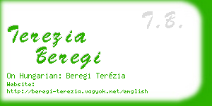 terezia beregi business card